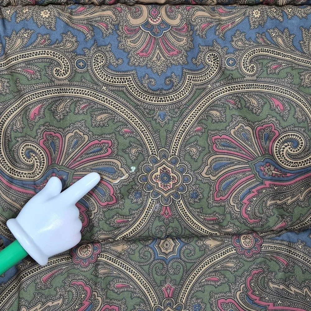 RALPH LAUREN Brianna Elizabeth Paisley Brown Comforter Twin